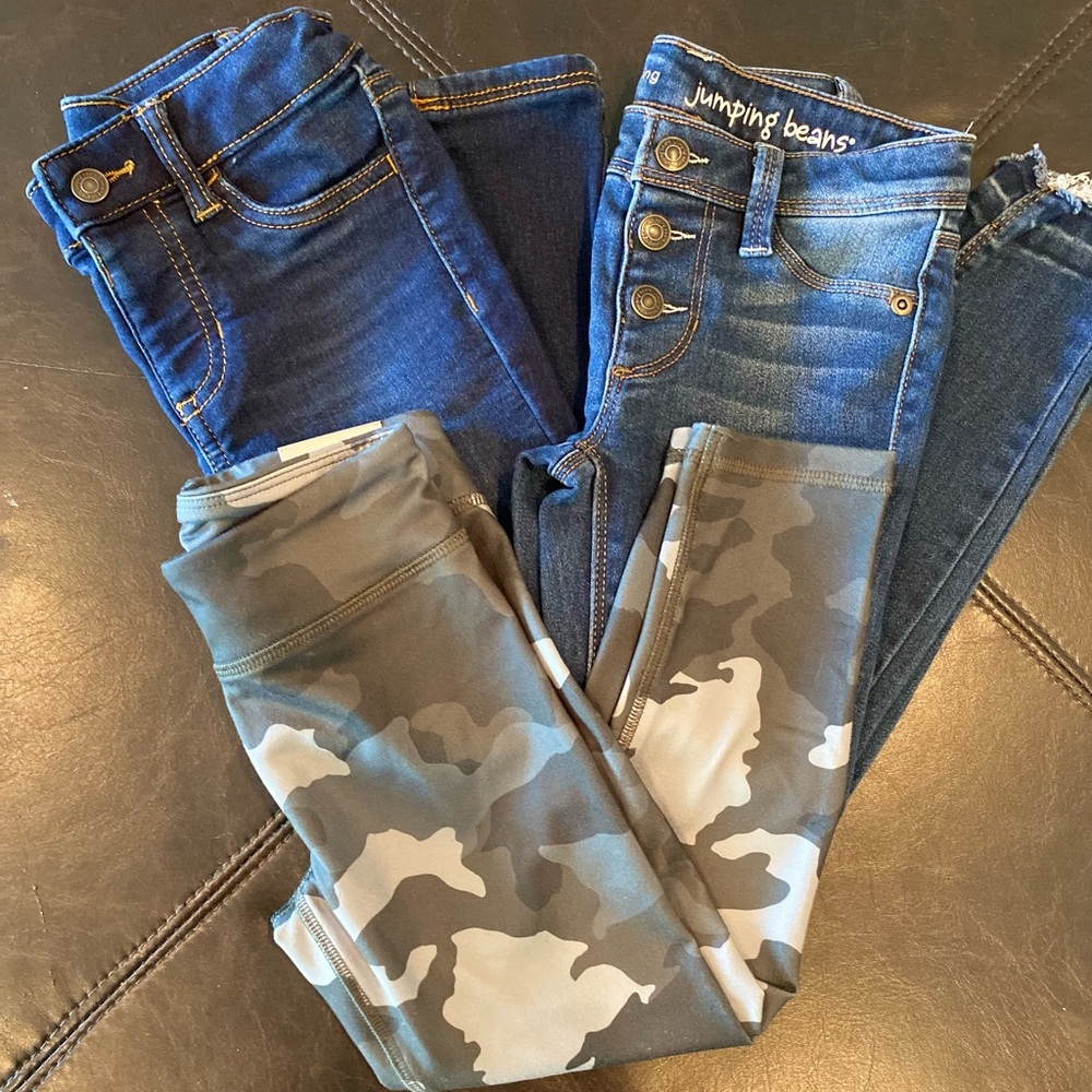 Size 5 SET OF THREE Jumping Beans Girls Pants
